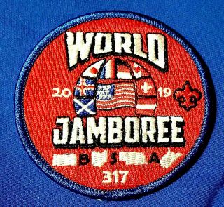 24th 2019 World Scout Jamboree Official Wsj Usa Midwestrn Contingent Badge Patch