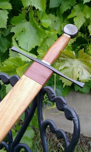 Custom Arming Sword W/ Wooden Scabbard