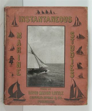 1883 American Yacht / Yachting Volume Of Photos By David Little " Marine Views "