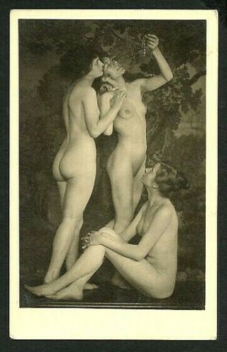 German 1920s Youthful Nudes Classic Pose Natural Beauty Paris Latest