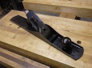 Stanley Bailey No 7 Joiner Plane: Woodworking Bench Hand Tool Old user jointer 3