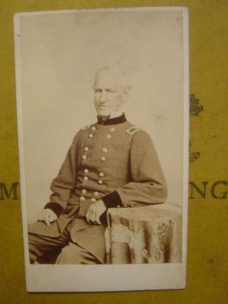 Cdv Civil War Union General Lorenzo Thomas