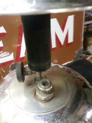 Coleman Lantern Co air - o - lite model A type gas lamp with rare smoke bell USA 6