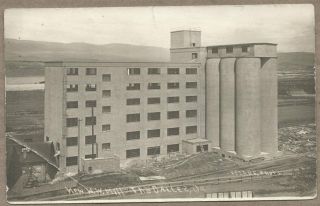 Rppc 1913 The Dalles Oregon W.  W.  Mill Wasco Warehouse Milling,  Velare Photo