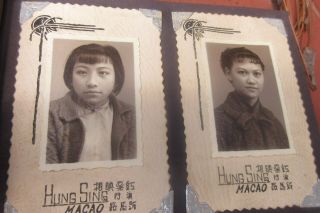 Early Photo Album with Scout Pictures From Macau China.  40 Pix PRC Macao 11