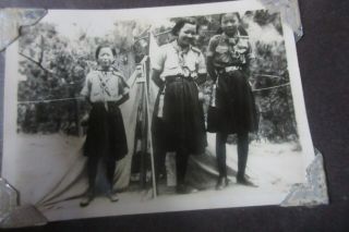 Early Photo Album with Scout Pictures From Macau China.  40 Pix PRC Macao 4