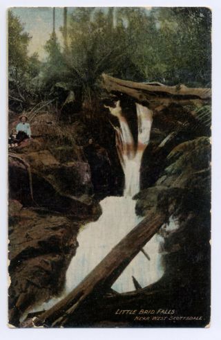 Australia - Tasmania Scottsdale Little Brid Falls Postcard By Niven C1910