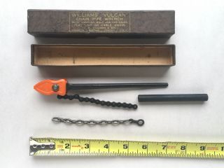 J.  H.  Williams & Company Salesman Sample Miniature Vulcan Chain Wrench