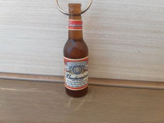 Budweiser Bottle Opener old plastic Vintage Keychain vintage bottle rare 3