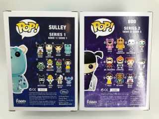 Funko Pop Disney Monsters INC: Sulley 04 & Boo 20 Disney Store Vaulted 5