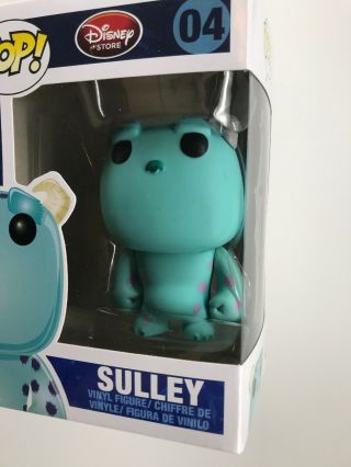 Funko Pop Disney Monsters INC: Sulley 04 & Boo 20 Disney Store Vaulted 9