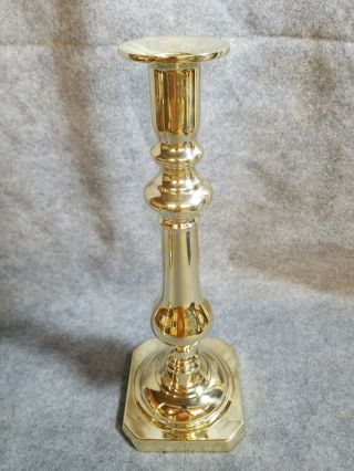 Virginia Metalcrafters / Harvin Brass Candlesticks,  15 3/8 inches tall. 2