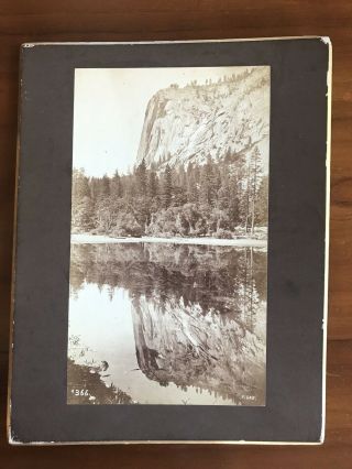Antique Albumen Photographic Prints By George Fiske Of Yosemite 2
