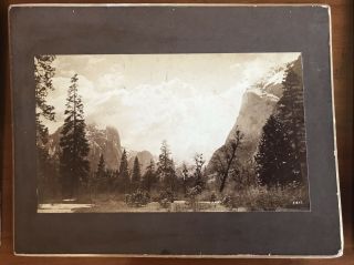Antique Albumen Photographic Prints By George Fiske Of Yosemite 3
