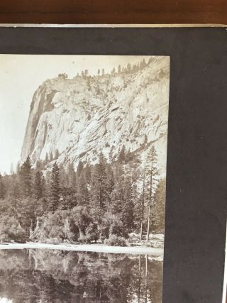 Antique Albumen Photographic Prints By George Fiske Of Yosemite 8