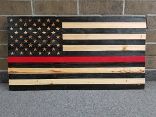 Hand - Made American Flag From Pallets
