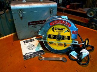 Vintage Porter Cable 108 8 1/4 Circular Saw 1953 And Ready To Go Again