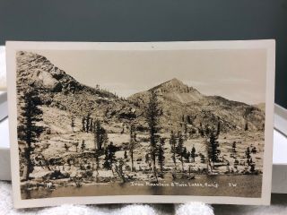 Photo Postcard - - California - - Iron Mountain And Twin Lakes - - Ca Pc