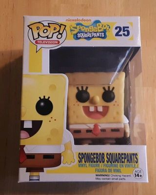 Funko Pop Tv: Nickelodeon - Spongebob Squarepants 25 Vaulted
