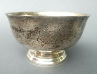 Heavy Gauge Sterling Silver Bowl By Gorham