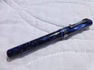 Visconti Kaleido Voyager Typhoon Blue Fountain Pen