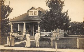 Fl 1916 Real Photo Florida J.  W.  Moore Cottage In St.  Cloud Fla - Osceola County