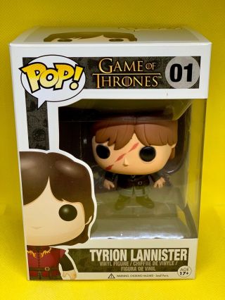 Tyrion Lannister Funko Pop Game Of Thrones Black Armor Scar 5