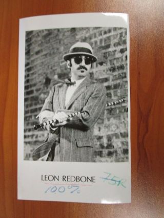 Vtg Glossy Press Photo Leon Redbone Jazz Tin Pan Alley Singer Mr.  Belvedere