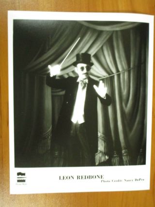 Vtg Glossy Press Photo Leon Redbone Jazz Tin Pan Alley Singer Mr.  Belvedere 2