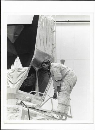 Nasa Photo Irwin Lunar Module Moon Astronaut Gemini Apollo Pilot Earth Kennedy