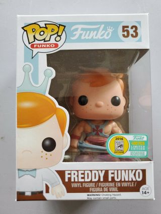 Funko Pop - Sdcc 2016 Funko Fundays - Freddy Funko He - Man 53 Le400 ​