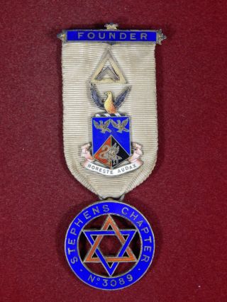 Silver Founders Jewel - Stephens Chapter Lodge № 3089