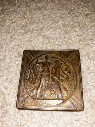 1904 Louisiana Purchase Exposition Worlds Fair Silver Award Medal Bronze