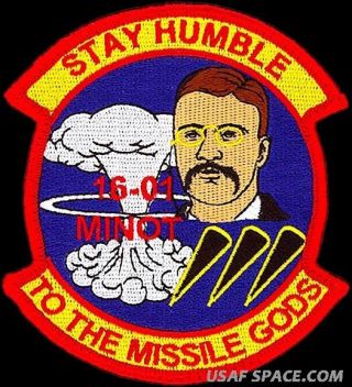 Usaf 532nd Missile Training Squadron - Minot - Class 2016 - 01 - Patch Icbm