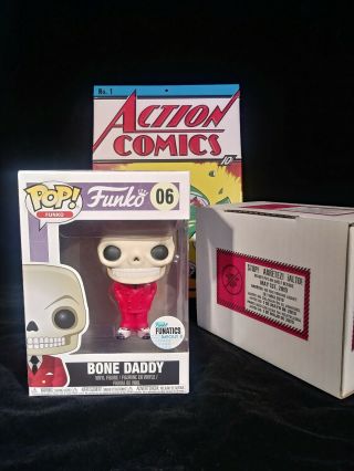 Funko Pop 2018 Fdo 8 Red Suit Bone Daddy 06 Exclusive