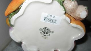 FITZ AND FLOYD CLASSICS CERAMIC ROOSTER 1 COQ DU VILLAGE MSRP $190 BOX 5