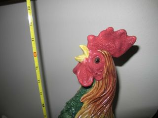 FITZ AND FLOYD CLASSICS CERAMIC ROOSTER 1 COQ DU VILLAGE MSRP $190 BOX 6