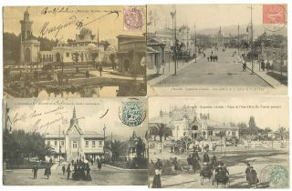 7 Exposition Coloniale De Marseille France 1906 Postcards