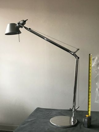 Artemide Tolomeo Classic Desk Lamp Aluminum Finish Slightly