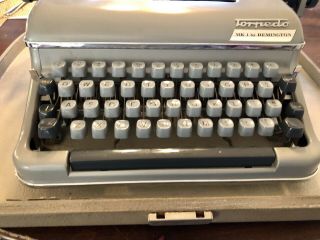 Spectacular Torpedo 18B Typewriter Techno Font Wide Carriage Remington 4