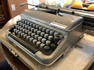 Spectacular Torpedo 18B Typewriter Techno Font Wide Carriage Remington 5