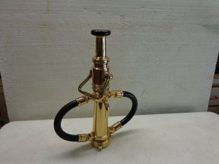 Elkhart All Brass Play Pipe Fire Nozzle With,  Handles