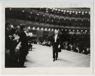 Eddie Adams Vintage 1967 Arthur Rubinstein,  Carnegie Hall Press Photo 2