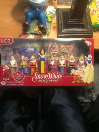 Snow White And The Seven Dwarfs Pez Limited Edition Set Collector 