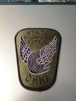 Ohio State Highway Patrol Olive Green Patch