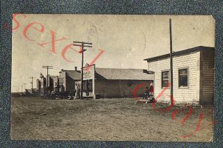 North Dakota - Fargo & Streeter R.  P.  O.  - Circa 1907 Rppc Photo Grade 3,