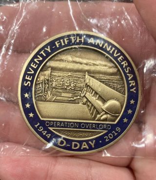 Authentic D Day Coin/pin Set President Trump 75th Anniversary Limited 200 4