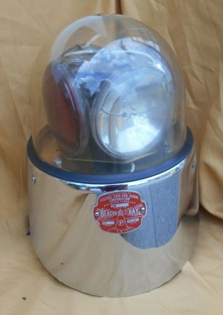 Federal Sign And Signal Beacon Ray Model Light 17 6d 12 Volt See Photos