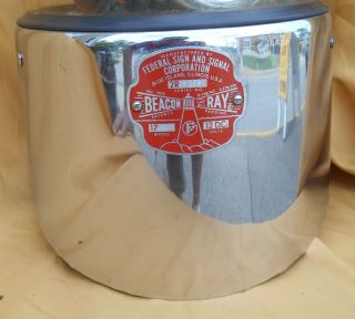 Federal Sign and Signal Beacon Ray Model Light 17 6D 12 Volt See Photos 2