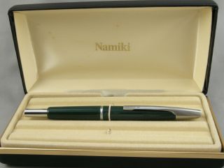 Namiki Vanishing Point Faceted Hunter Green Fountain Pen - 1997